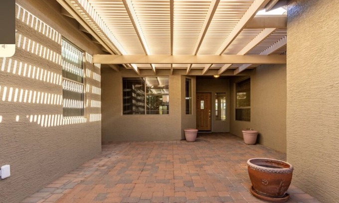 Pebblecreek House | Pebble Creek 2-bedroom plus office/bedroom. Fenced backyard.