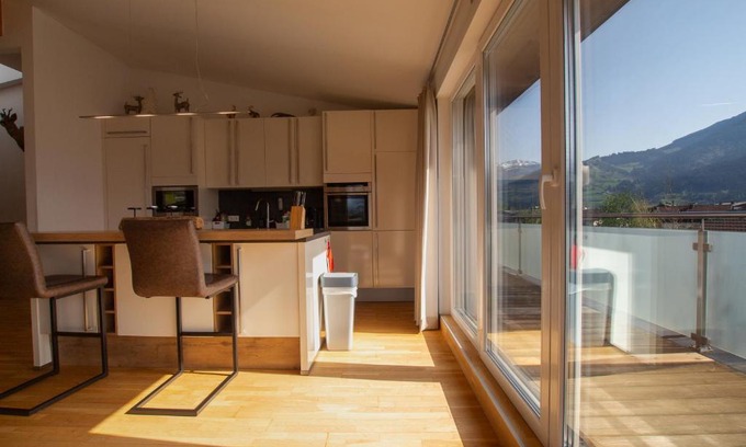 Schuttdorf Apartment | Penthouse Schmetterling mit Dachterrasse
