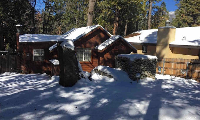 Idyllwild Cabin | Pet friendly cabin-Fully fenced yard! Pets stay free!