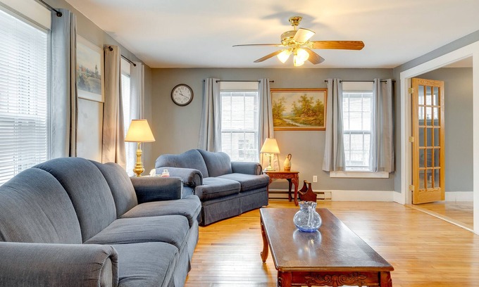 Woodsville Apartment | Pet-Friendly New Hampshire Getaway w/ Fire Pit!