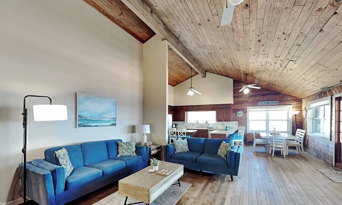 Vilano Beach House | Pet Friendly Oceanfront Beach House with Private Beach Access