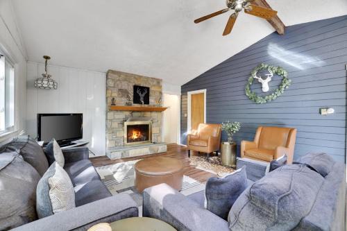Locust Lake Village House | Pet Friendly Lake Retreat With Hot Tub & Fire Pit