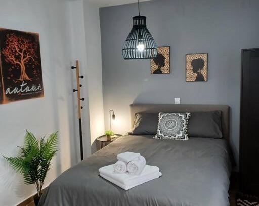 Lesvos Apartment | Petite suite with backyard.