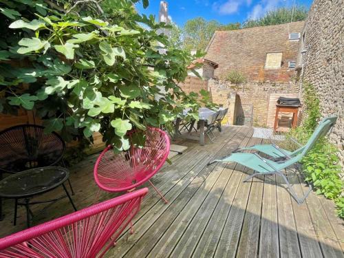 Saint-Regnobert-de-la-Cote-de-Nacre House | Petite vague - maison atypique avec terrasse