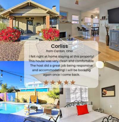 Coronado House | Phoenix Home Pool & String Lights