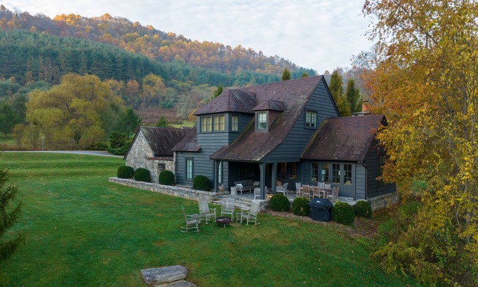 Canton Cottage | Picturesque cottage tucked into an undisturbed valley in the Pisgah
