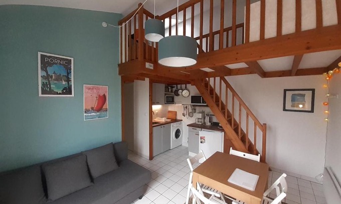 Pornic Apartment | Pilier6 near beach parking outdoor