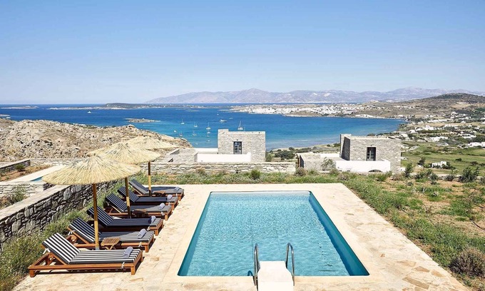 Santa Maria Villa | Platinum Paros Villa | Villa Galanos | Sea Views | 5 Bedrooms | Naoussa