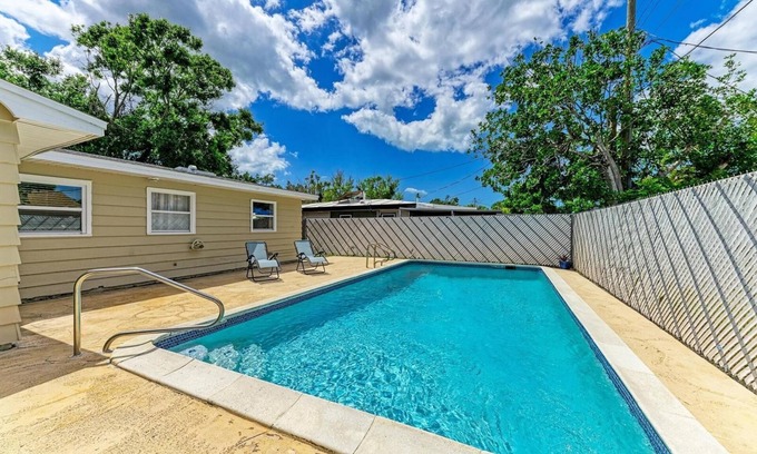 Sarasota House | Pool Home in Sarasota near Legacy Trail & Downtown