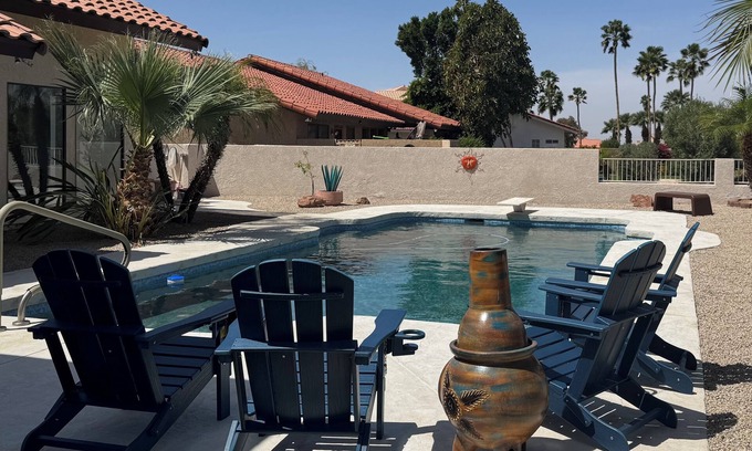 Mesa Del Sol House | Poolside Golf Getaway - Near River & Lake Fun