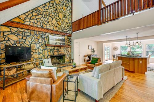 Sylva House | Porch, Yard and Creek Access Spacious Sylva Home!