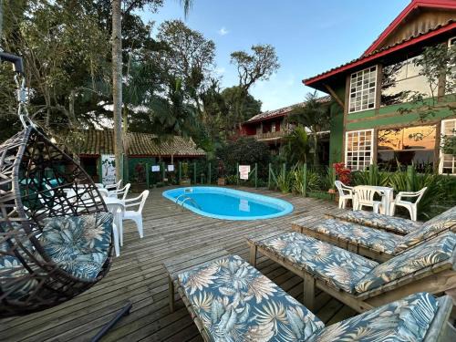 Garopaba Hotel | Pousada Canoa Azul na Praia da Ferrugem