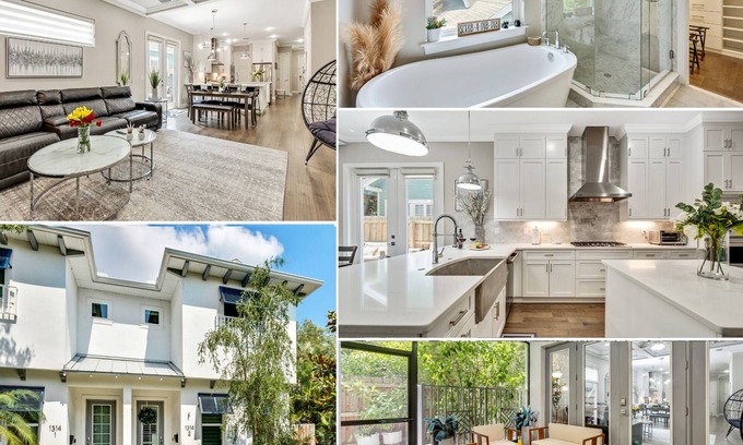 New Suburb Beautiful House | Premiere Luxury: Discover Our Brand New Townhouse in Tampa's Prime Location!