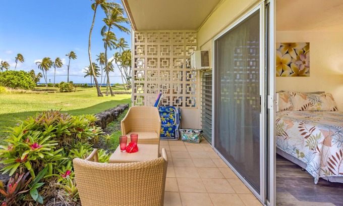 Poipu Apartment | Prince Kuhio 133. Sweet Studio across the street from the Ocean