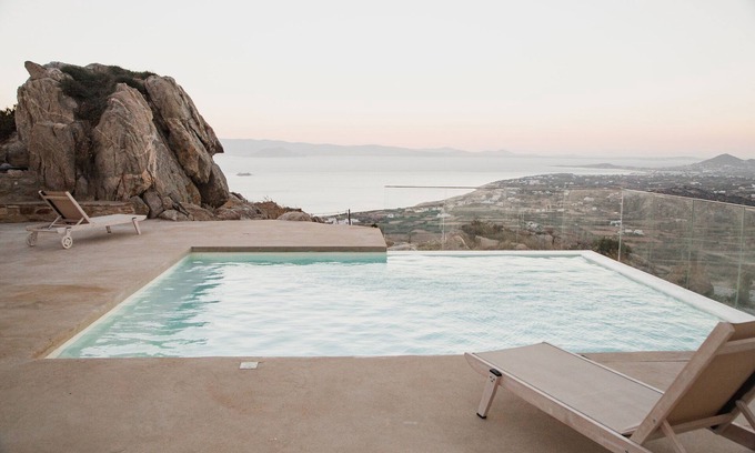 Naxos Villa | Privacy and amazing views from every room of the Villa