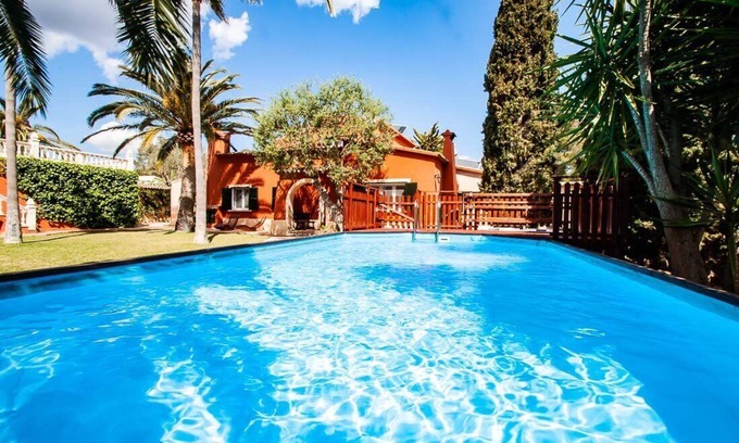 Cala Murada Villa | Private 220 sqm Finca Close to the Beach with Child-Safe Pool,Playground& Garden