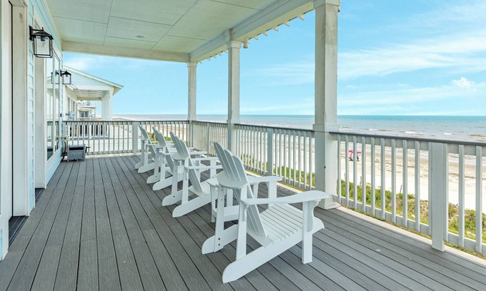 Beachside Village House | Private Beachfront Home w/5 Decks, 3 Suites, Fenced Yard in Beachside Village