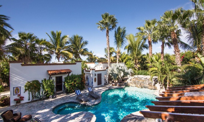 El Pescadero Villa | Private gated family style compound 2 to4 Casitas with pool minutes to beach!