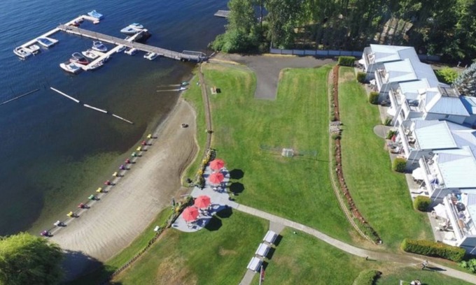 Shawnigan Lake Condo | Private Lakefront condo at the Shawnigan Lake Beach Resort.