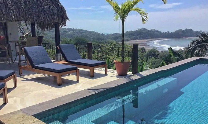 Puntarenas Villa | Private Pool>Outside Living Area>Close Ocean View