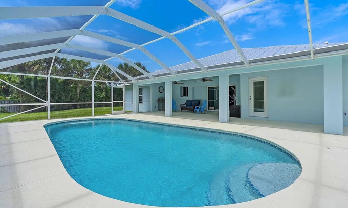 Fort Pierce Shores House | Private Pool & Steps to Ocean: Island Beach House!