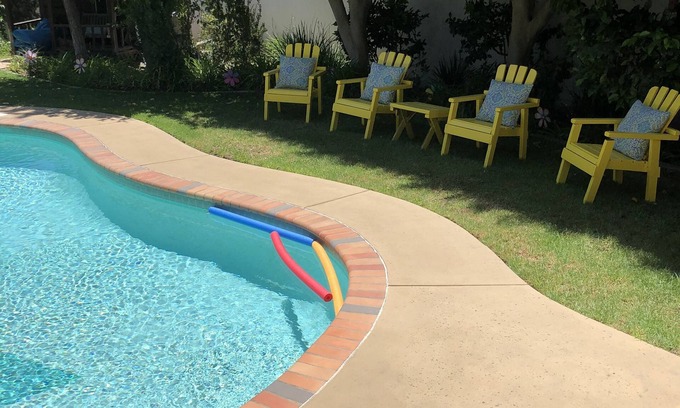 Downey Apartment | Private property beautifully landscaped and pool with a 2 bed 1 ba unit