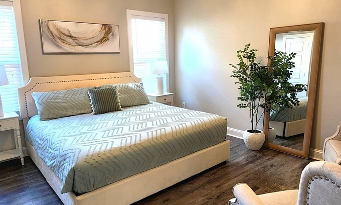 Charlotte House | Private, Spacious, and Modern Home with King Bed