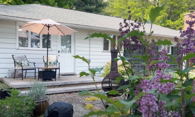 Kalamazoo Apartment | Private Urban Garden Escape Studio in Kalamazoo
