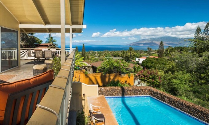 Wailea House | Private Wailea Home w/ big Oceanviews, pool table, jacuzzi, 2min drive to beach