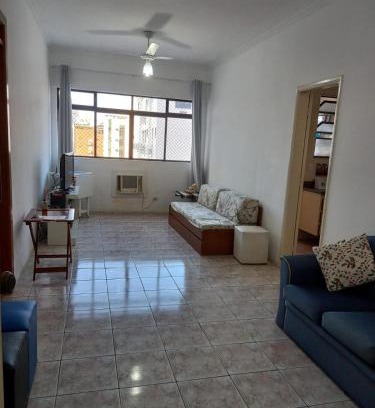 Boqueirao Apartment | Quarto e sala Boqueirão quadra da praia