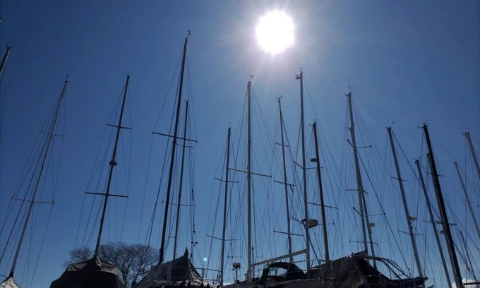Bayfield Condo | Relax and enjoy the view! Cozy Boatworks #202 Condo Pet friendly. Elevator.