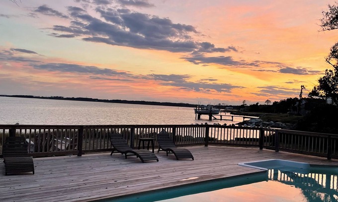 Carteret County House | Relax and Escape! Come enjoy this secluded waterfront property.