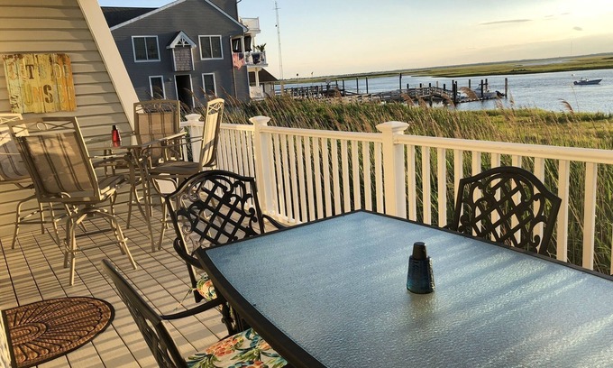 Townsend's Inlet House | Relax in the Heart of Townsend Inlet, Amazing Views! 4BR 3.5Bath, dog friendly!