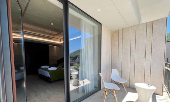 Balocas House | Relaxing Unit with Balcony | Living Room + Full-Kitchen