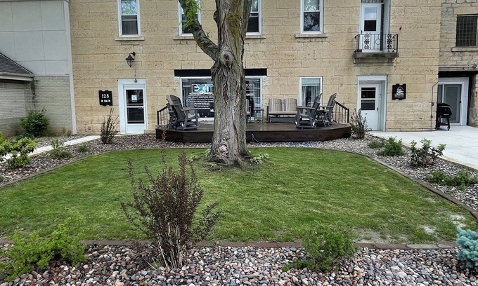 Elkader Villa | Relaxing Suite C “The Sweetest Suite on the River” on Historic Main Street.