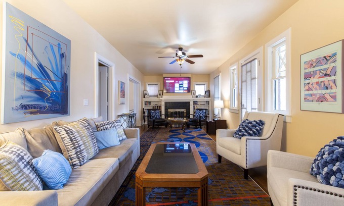 Cherokee Triangle House | Renovated Historic Home, Walk to All! 4 bedrooms/baths, large deck and grill