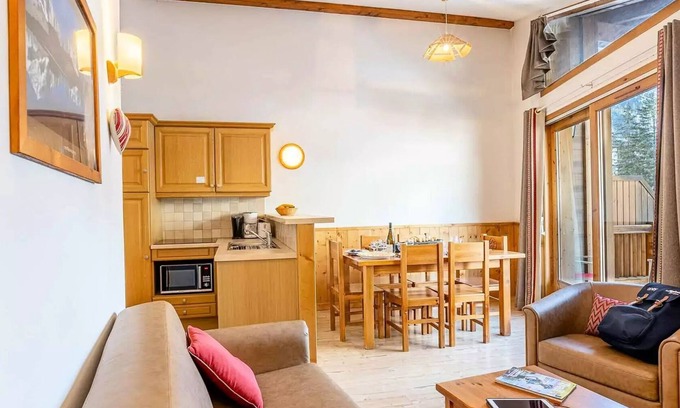 Pralognan-la-Vanoise Apartment | Residence Les Jardins de la Vanoise * - 3 Rooms Coin Montagne 7 People