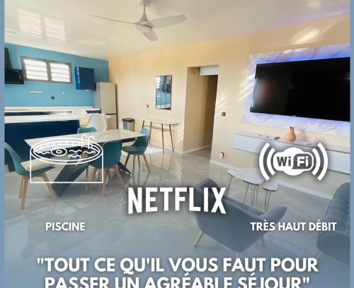 Fort-de-France Villa | Residence Peace & Joy - Piscine privée - Netflix