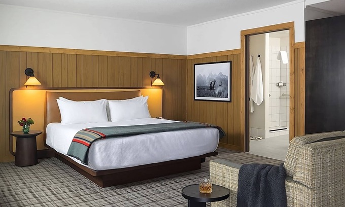 Jackson Apartment | Retro-Inspired Lodge w/On-Site Dining & Social Courtyard in Jackson Hole