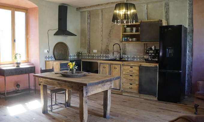 Chalabre House | River House in medieval bastide, South of France