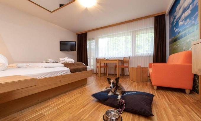 Ramsau am Dachstein House | Romantic room "Fire" with shower, WC half board - Almfrieden Hotel & Romantikchalet