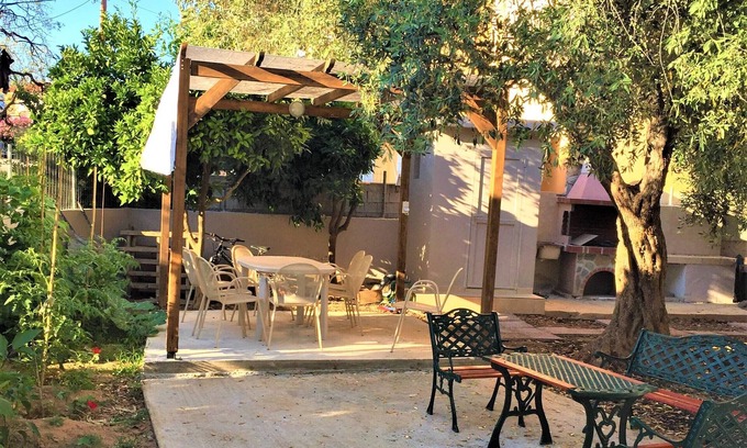 Limenaria House | Room-beautiful Bedroom for 4 People in L