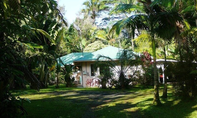 Leilani Estates House | Room for Family and Friends in a Secluded Rain Forest Setting