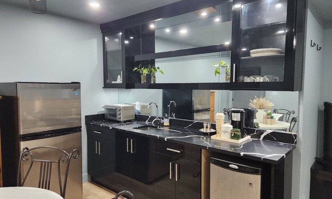 Langley House | Royal Orchid- Brand new basement suite with private bath & free parking
