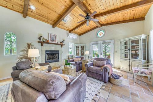 Ruidoso House | Ruidoso Retreat with Hot Tub and Patio!