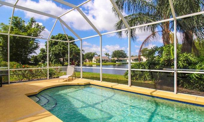 Sabal Harbour House | Sabal Harbour pool home with lake views - Harbour Happiness