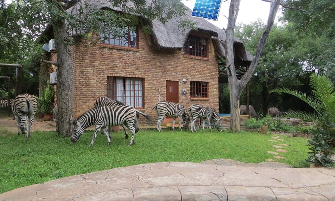 Marloth Park House | Safari in the garden, your private viewing decks. Enjoy the bush and relax!
