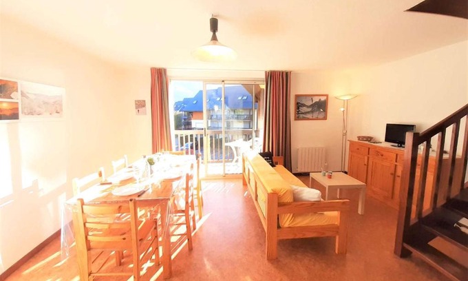 Vignec Apartment | Saint-Lary Soulan T4 lumineux, 6 couchages, parking, proche pistes, exposé sud - FR-1-457-312