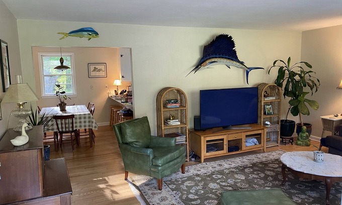Virginia Beach House | Sandbridge House with 2 acres and large back deck with wooded views