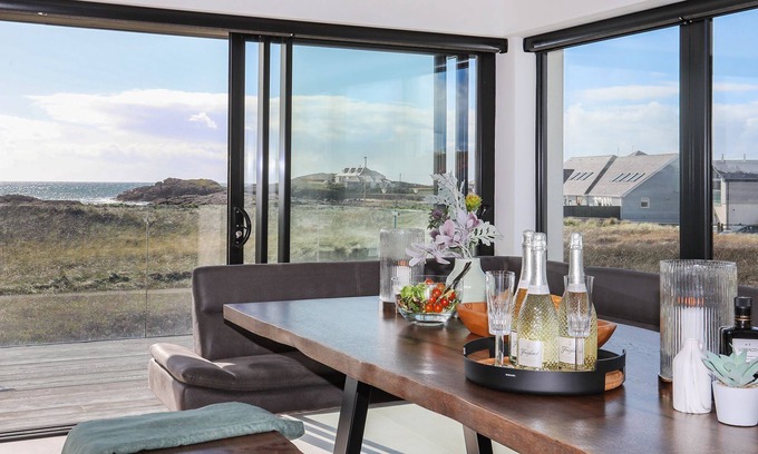 Trearddur Bay Cottage | Sandown House - an on the beach that sleeps 14 guests in 6 bedrooms